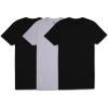 Fruit of the Loom Men’s Crew Tee Undershirts, Moisture Wicking & Tag Free, Also Available in Big & Tall(Black/Grey – 3 Pack)