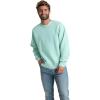 Fruit of the Loom Men’s Eversoft Fleece Crewneck Sweatshirts, Moisture Wicking & Breathable, Sizes S-4x(Garment Dyed Cascade Green)