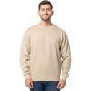 Fruit of the Loom Men’s Eversoft Fleece Crewneck Sweatshirts, Moisture Wicking & Breathable, Sizes S-4x(Khaki Heather)