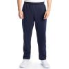 Fruit of the Loom Men’s Eversoft Fleece Open Bottom Sweatpants with Pockets, Relaxed Fit, Moisture Wicking, Breathable(Navy)