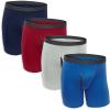 Fruit of the Loom Men’s Premium Cotton Underwear | Tag-Free | Also Available in Big & Tall(Boxer Brief – 4 Pack – Assorted)