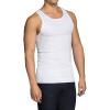 Fruit of the Loom Men’s Sleeveless Tag Free Moisture Wicking Tank A-Shirt(144 Pack – White)