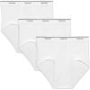 Fruit of the Loom mens Big and Tall Tag-free Underwear(Big Man – Brief – 3 Pack White)