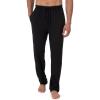 Fruit of the Loom mens Breathable Jersey Sleep Pant(Black)