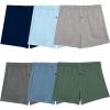 Fruit of the Loom mens Men’s Tag Free Knit Boxer Shorts, Relaxed Fit, Moisture Wicking, Assorted Color Multipacks(Assorted Solids)