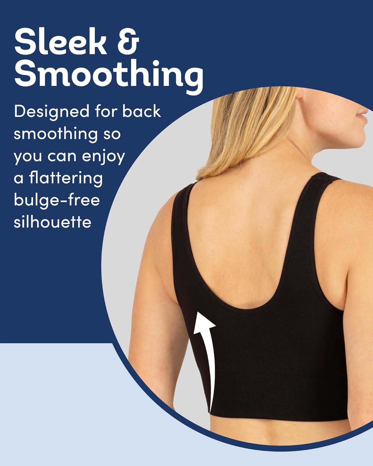 imageFruit of the Loom Womens 360 Stretch Seamless Longline Sport Bra Comfortable Wireless Bras Seamless FullCoverage for a Natural Shape