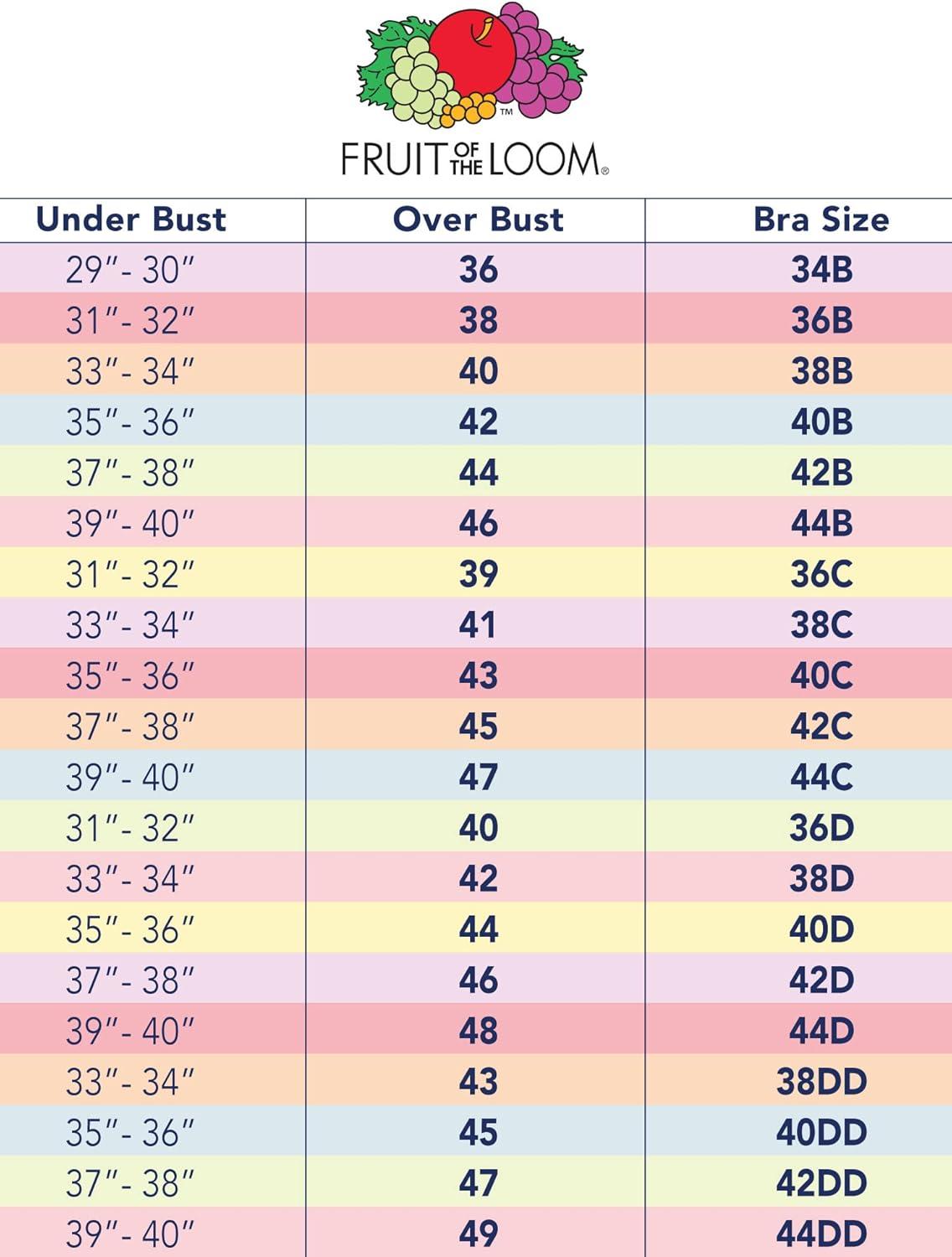 imageFruit of the Loom Womens MultiPack Unlined Underwire Cotton BraBlack HueBlack Hue