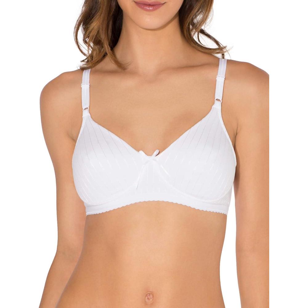 imageFruit of the Loom Womens Lightly Lined WireFree BraWhite Stripe