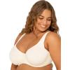 Fit For Me By Fruit of the Loom Women’s Plus Size Cotton Unlined Underwire Bra-Pinch-Free Straps – Side and Back Smoothing(Pristine)