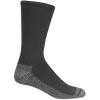 Fruit Of The Loom Heavy Duty Reinforced Men’s Crew Socks, Black, Pack of 6