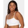 Fruit of The Loom Womens Spaghetti Strap Cotton Pullover Sports Bra Value Pack(Sand/White/Heather Grey/Black/Blushing Rose/Charcoal)