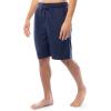 Fruit of the Loom Men’s 2-Pack Jersey Knit Sleep Pajama Shorts(Navy/Light Grey Heather)