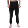 Fruit of the Loom Men’s 360 Stretch 2-Pack Jogger Pajama Sleep Pant(Black/Navy)
