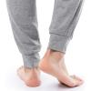 Fruit of the Loom Men’s 360 Stretch Crewneck Top and Jogger Pant Sleep Pajama Set(Grey Heather)