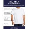 Fruit of the Loom Men’s Big & Tall Breathable Undershirts(Big Man – Crew – 3 Pack)