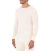Fruit of the Loom Men’s Classic Midweight Waffle Thermal Underwear Crew Top(Sandstone)