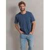Fruit of the Loom Men’s Crafted Comfort Tee, Relaxed & Classic Fit, Sizes S-2X(Classic Fit – Cotton – Dark Tide)
