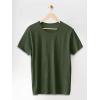 Fruit of the Loom Men’s Crafted Comfort Tee, Relaxed & Classic Fit, Sizes S-2X(Classic Fit – Pima Cotton – Military Green)