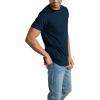 Fruit of the Loom Men’s Crafted Comfort Tee, Relaxed & Classic Fit, Sizes S-2X(Classic Fit – Pima Cotton – Navy)