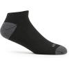 Fruit of the Loom Men’s Dual Defense Low Cut Socks (12 Pack)(Black)