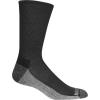 Fruit of the Loom Men’s Essential 6 Pair Pack Casual Socks with Cushion and Arch Support(Black)