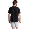 Fruit of the Loom Men’s Eversoft Cotton Short Sleeve Pocket T-Shirts, Breathable, 2-Pack(2 Pack – Black)