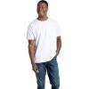 Fruit of the Loom Men’s Eversoft Cotton Short Sleeve Pocket T-Shirts, Breathable, 2-Pack(2 Pack – White)