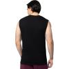 Fruit of the Loom Men’s Eversoft Cotton Sleeveless T Shirts, Breathable & Moisture Wicking with Odor Control, Sizes S-4x(Black)