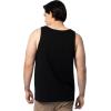 Fruit of the Loom Men’s Eversoft Cotton Sleeveless T Shirts, Breathable & Moisture Wicking with Odor Control, Sizes S-4x(Black Ink)