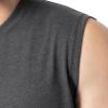 Fruit of the Loom Men’s Eversoft Cotton Sleeveless T Shirts, Breathable & Moisture Wicking with Odor Control, Sizes S-4x(Muscle – 2 Pack – Black Heather)