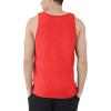 Fruit of the Loom Men’s Eversoft Cotton Sleeveless T Shirts, Breathable & Moisture Wicking with Odor Control, Sizes S-4x(Tank – 2 Pack – Red)