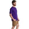 Fruit of the Loom Mens Eversoft Cotton T Shirts, Breathable & Moisture Wicking with Odor Control, Sizes S-4x(2 Pack Purple)
