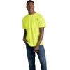 Fruit of the Loom Mens Eversoft Cotton T Shirts, Breathable & Moisture Wicking with Odor Control, Sizes S-4x(2 Pack Safety Green)