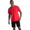 Fruit of the Loom Mens Eversoft Cotton T Shirts, Breathable & Moisture Wicking with Odor Control, Sizes S-4x(2 Pack True Red)