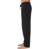 Fruit of the Loom Men’s Extended Sizes Jersey Knit Sleep Pajama Lounge Pant (1 & 2 Packs)(Black/Black (2-pack))