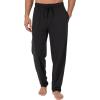 Fruit of the Loom Men’s Extended Sizes Jersey Knit Sleep Pajama Lounge Pant (1 & 2 Packs)(Black/Black (2-pack))