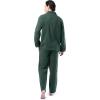 Fruit of the Loom Men’s Flannel Pajama Sleep Set(Green)
