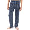 Fruit of the Loom Men’s Flannel Pajama Sleep Set(Navy Plaid)