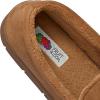 Fruit of the Loom Men’s Moccasin Slippers – Memory Foam Indoor Outdoor House Shoes, Cozy Fuzzy Footwear for Men, Dad, Husband, Christmas Gift, Non-Slip Suede Design(Coffee)