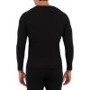 Fruit of the Loom Men’s Recycled Waffle Thermal Underwear Henley Top (1 and 2 Packs)(Black)