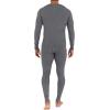 Fruit of the Loom Men’s Recycled Waffle Thermal Underwear Set (Top and Bottom)(Greystone Heather)