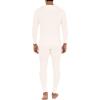 Fruit of the Loom Men’s Recycled Waffle Thermal Underwear Set (Top and Bottom)(Natural)