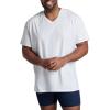 Fruit of the Loom Men’s Size Big Tag-Free Underwear & -Undershirts, Tall Man-V Neck-3 Pack, 3X-Large