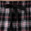 Fruit of the Loom Men’s Soft Flannel Pajama Lounge Sleep Pant(Black Plaid)
