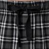 Fruit of the Loom Men’s Soft Flannel Pajama Lounge Sleep Pant(Grey Plaid)
