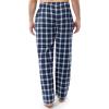 Fruit of the Loom Men’s Soft Flannel Pajama Lounge Sleep Pant(Navy Plaid)