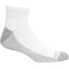 Fruit of the Loom Men’s Value 10 Pair Pack Socks(White (Gray Sole))