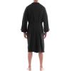 Fruit of the Loom Men’s Waffle Kimono Robe(Black)