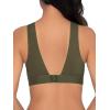 Fruit of the Loom Women’s 2-Pack Full Coverage Wireless Cotton Bra – Soft & Everyday Comfort(Desert Dusk/Olive Night)