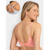 Fruit of the Loom Women’s 2-Pack Stretch Wireless Bra w/Built in Pads(Peach Gelato/Grey Heather)